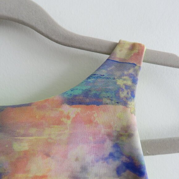 LULULEMON Energy High-Neck Longline Tough Bra Medium Support Altered Nature 4 - Picture 5 of 15